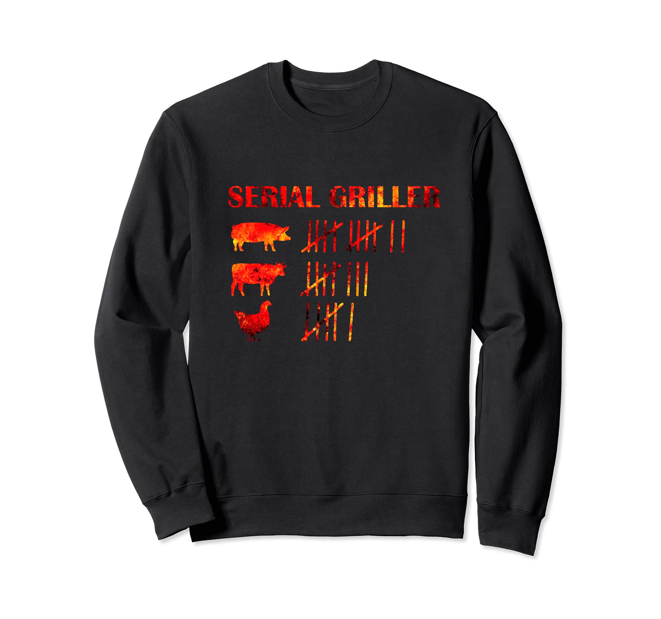 Serial Griller BBQ Grilling Barbecue Barbeque Grillmaster Sweatshirt