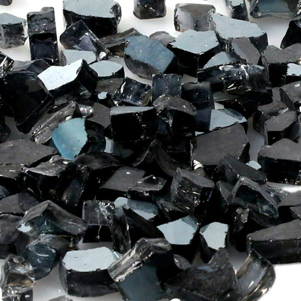 Light Grey 10 lbs Fire Glass Fire Pit Glass Fireplace