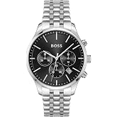 BOSS Men's Chronograph Quartz Watch with 9 O'Clock Sub-Dial
