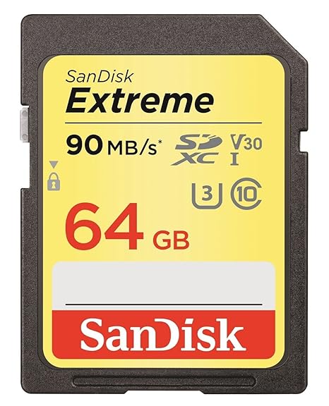 SanDisk Extreme - Tarjeta de memoria SDXC (64 GB, velocidad hasta ...