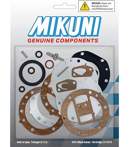 Amazon.com: Mikuni MK-BN38/44 SPR Carb Rebuild Kit Bundle