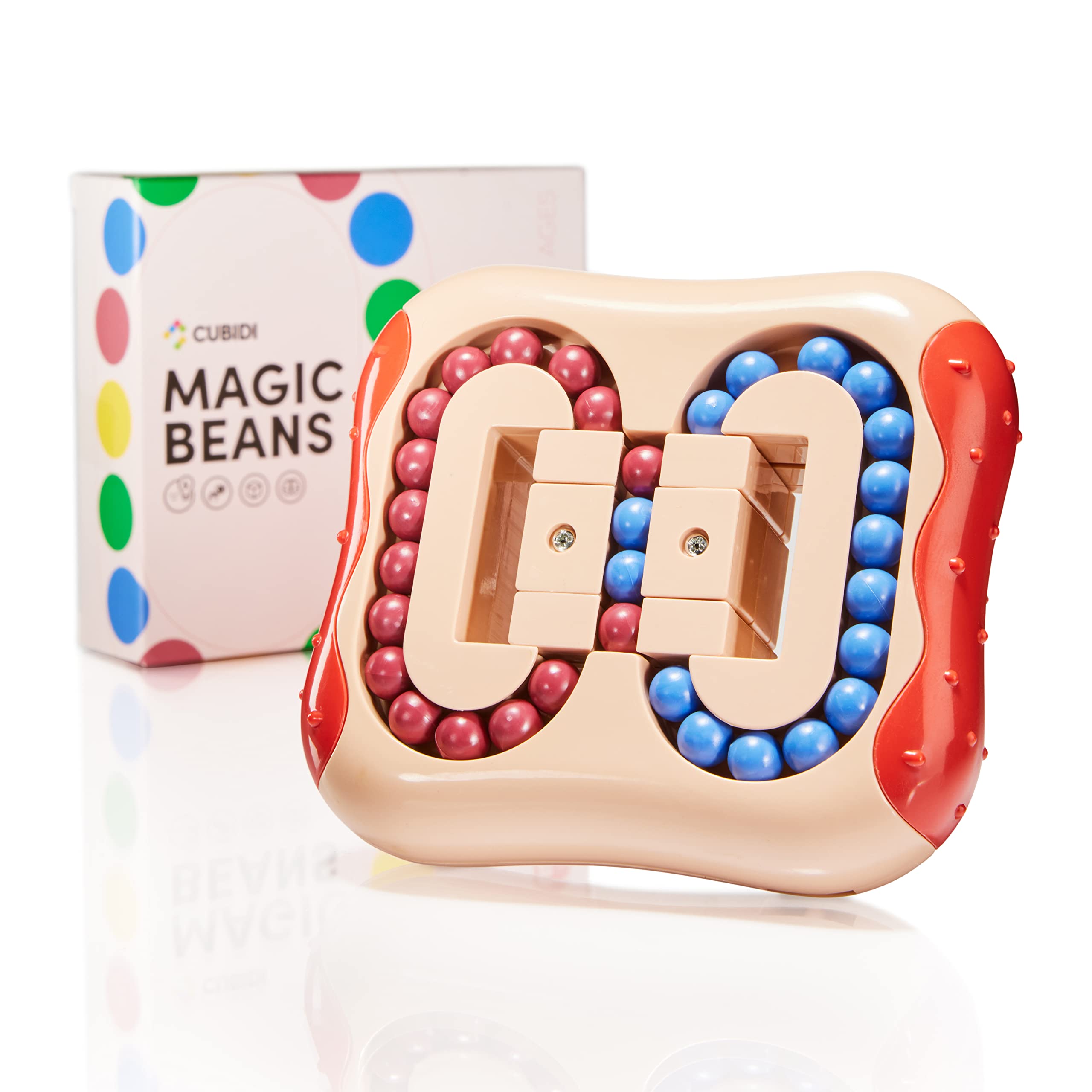 CUBIDI® Original Magic Bean - Pink, Double | Exciting Puzzle Game for Children and Adults Boys and Girls from 6 Years