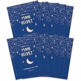FACETORY FaceMasks Mask Skin Care – MOON VELVET Face Masks Skin Care with Sodium Hyaluronate & Shea Butter | Face Mask Spa Moisturizing Treatment (10 Pack)