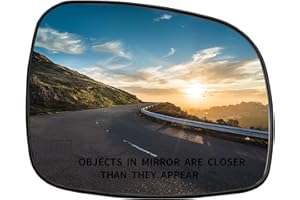 LOIYLLEN Passenger Side Mirror Replacement for Chrysler Town Country 2008-2016, Dodge Grand Caravan 2008-2020, RAM CV 2012-2015, VW Routan 2009-2014 - Right Side Rear View Mirrors Glass with Heated