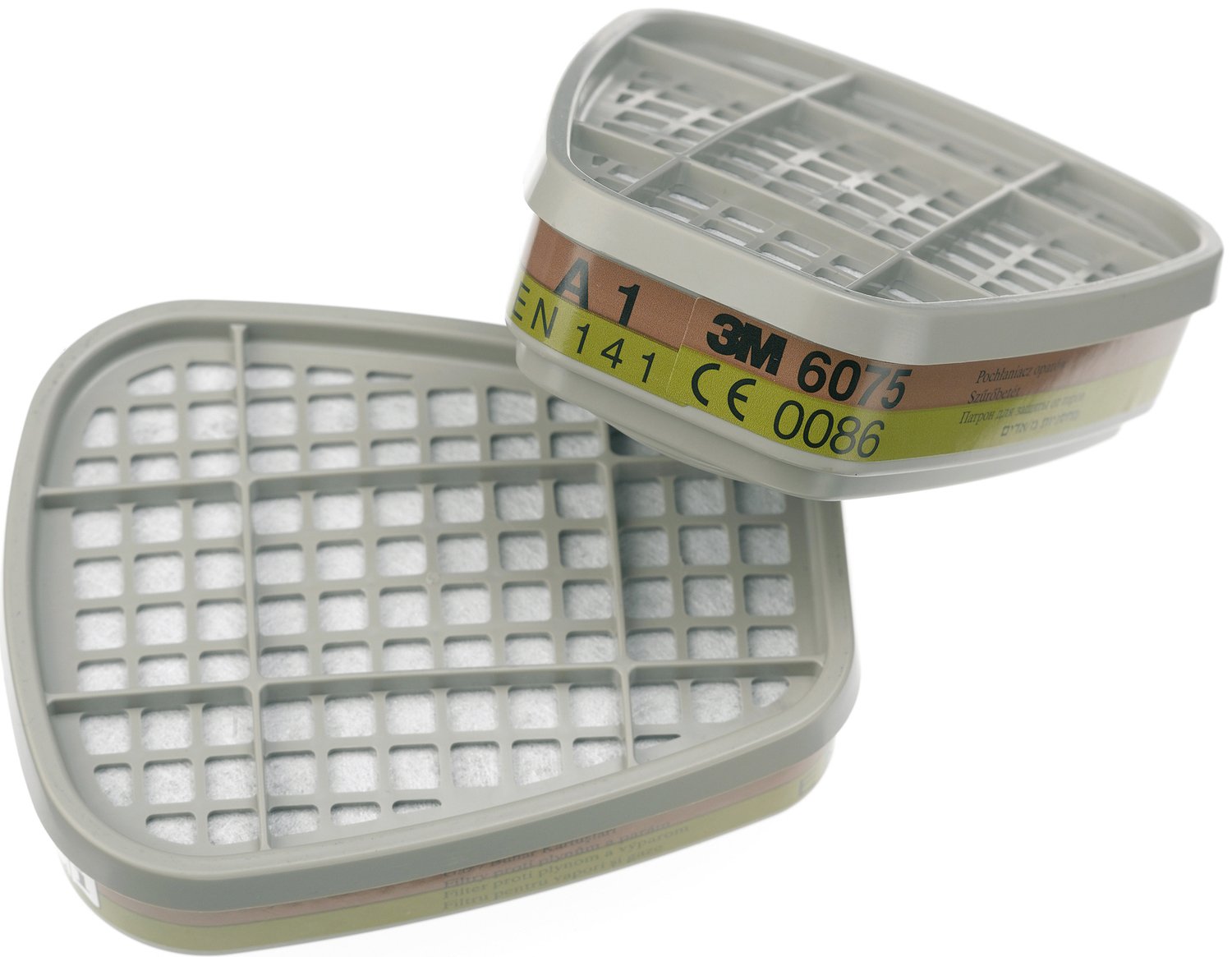 3M 6075 Formaldehyde A1 Organic Vapour Filter, Pair
