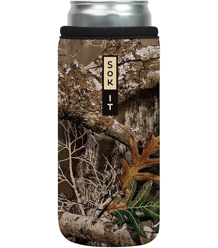 Sok It Can Sok Insulated Neoprene Sleeve For 12oz Cans - Realtree Edge Camo Beer & Soda Cooler 10 thumbnail image