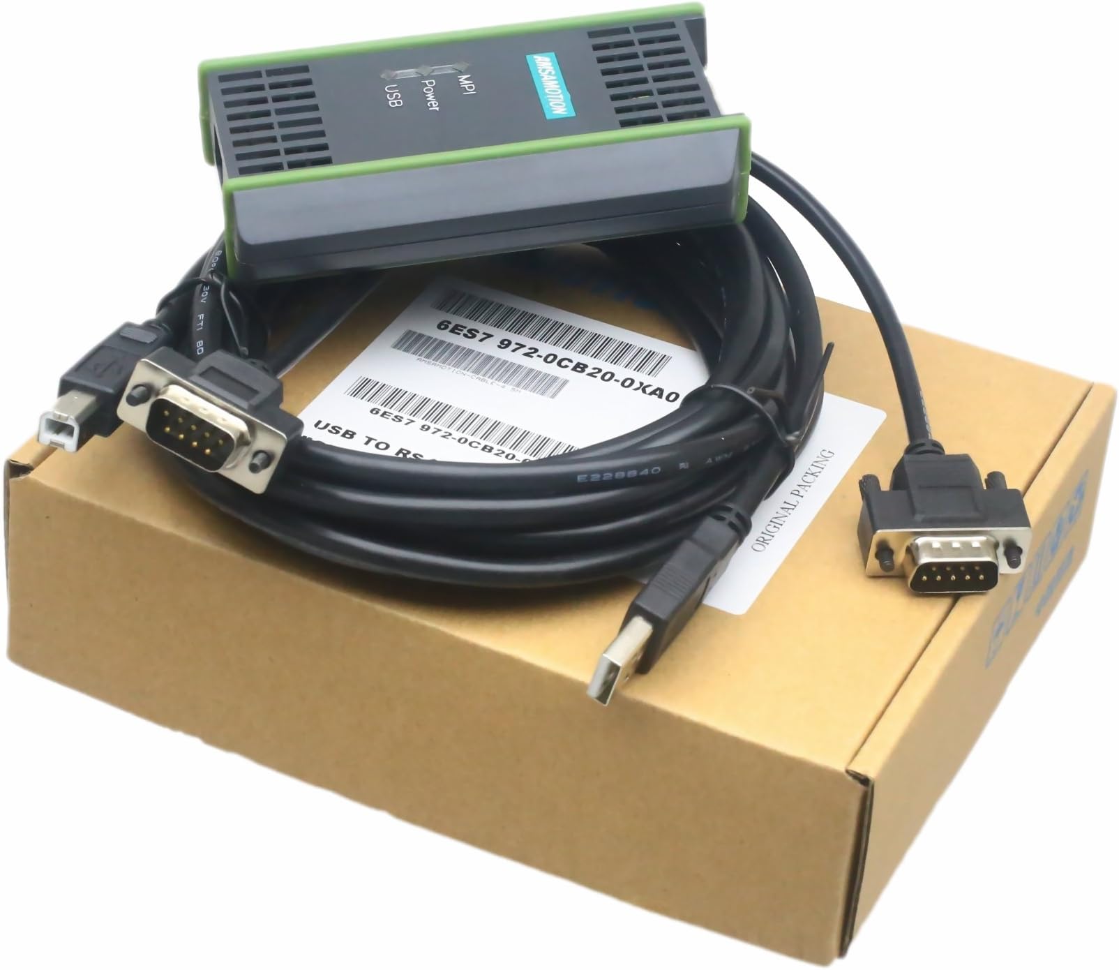 Programming Cable for 6ES7972-0CB20-0XA0 S7-200/300/400 PLC PC USB MPI 64bit