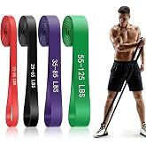 Pull Up Bands, Resistance Bands, Exercise Bands for Full-Body Training | Pull Up Assistance Bands Set for Men &amp; Women, Fitness, Physical Therapy, Stretch Workout Bands at Home, Gym