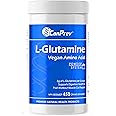 CanPrev L-Glutamine Vegan Amino Acid, 450g Powder 90-Servings - Non-GMO & Gluten-Free - L-Glutamine Powder Supplement for Act