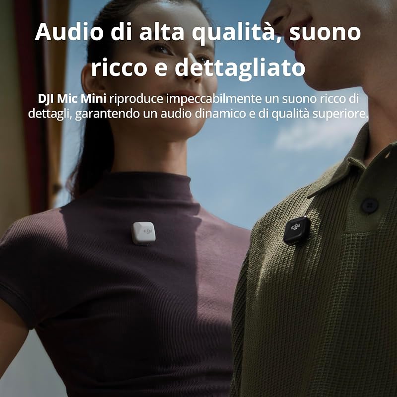 Trasm Mic Mini (Nero infinity), leggerissimo, audio di alta qualità