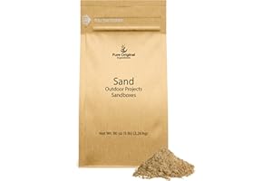 Pure Original Ingredients Sand (5 lb) Washed & Cleaned, Outdoor Projects, Ideal For Rendering