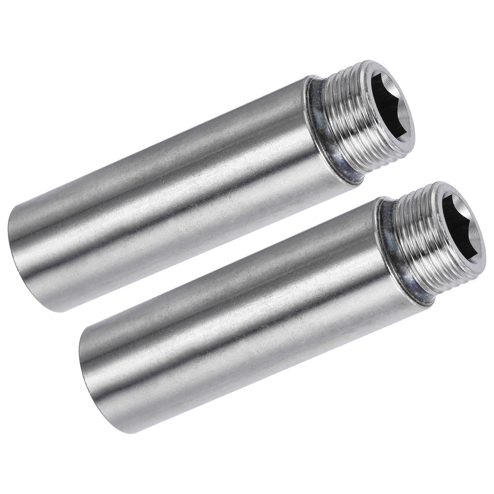 MACHSWON Shower Head Extension Arm,80mm Shower Arm Extension Shower Head Extender 201 Stainless Steel G1/2 Male to Female Thread 4Pcs