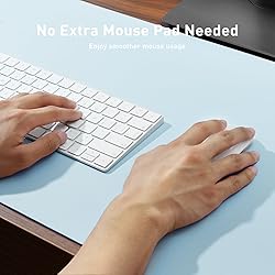 Aothia Leather Desk Pad Protector, Mouse