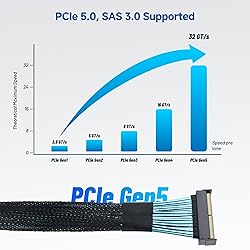 Cable Matters MCIO x24 148-Pin Cable