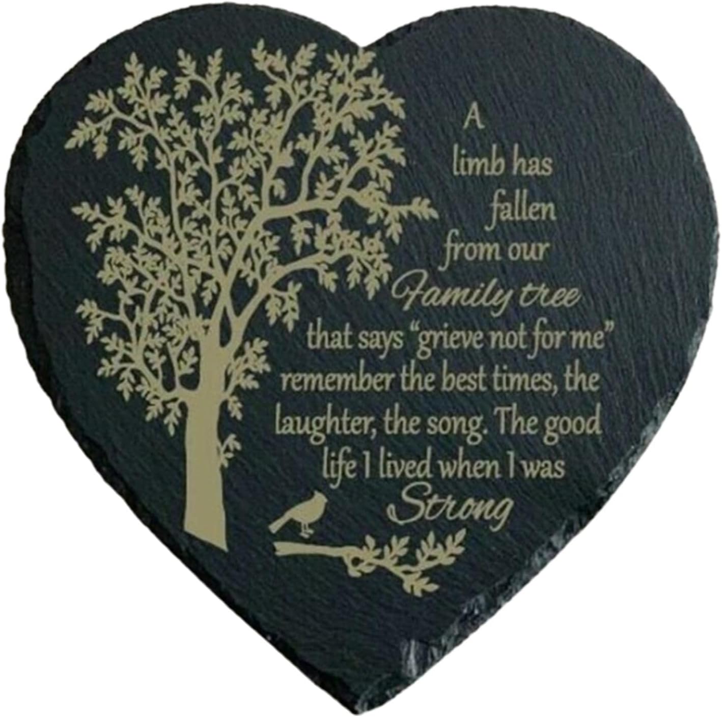 Hardscaping Materials - Garden Memorial Stone - Bereavement Memorial Stepping Stone - Cemetery Grave Decorations - Bereavement and Sympathy Gift for for Dogs and Cats Asaim Rock-Big Tree 10*10cm