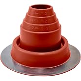 Silicone High Temperature Pipe Flashing #2 - Fits Pipes 1-3/4&rdquo; to 3-1/4&rdquo; OD