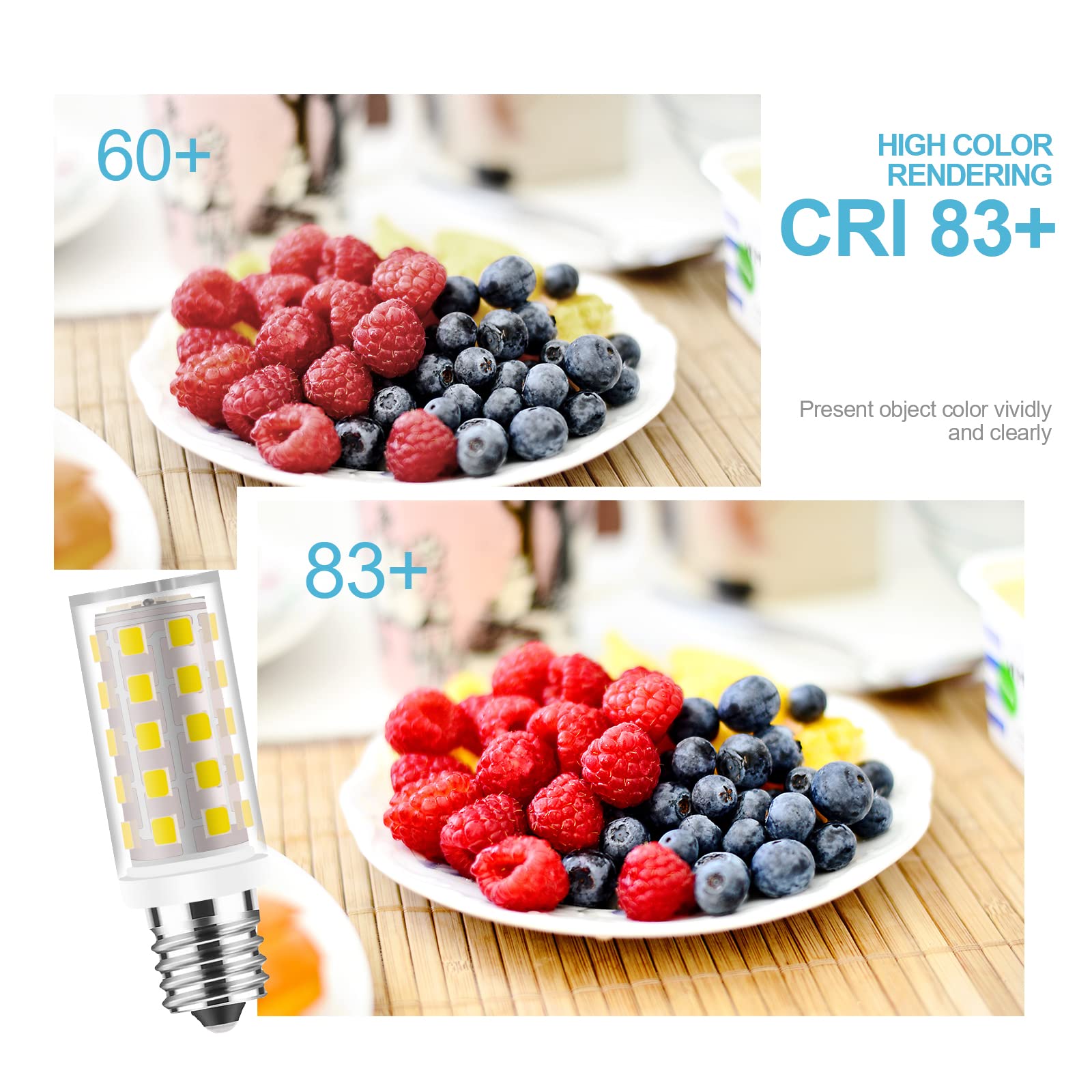 Yucclim 5W Sewing Machine LED Light Bulb – No Flicker 5/8