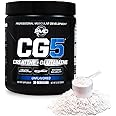 PMD Sports CG5 Premium Creatine & L Glutamine Powder, Power Recovery, Build Lean Muscle, Increase Workout Performance, Maximum Strength Pre Workout & Post Workout, Unflavored, 30 Servings
