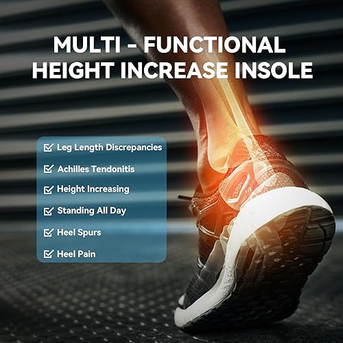 Heel Pain Leg Discrepancy Heel Lifts Sumifun Heel Lift, 4-Layer