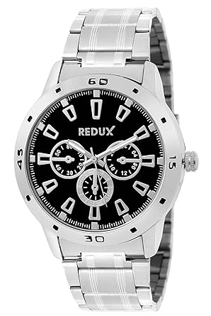 Redux Analogue Black Dial Mens & Boys Watch RWS0179S