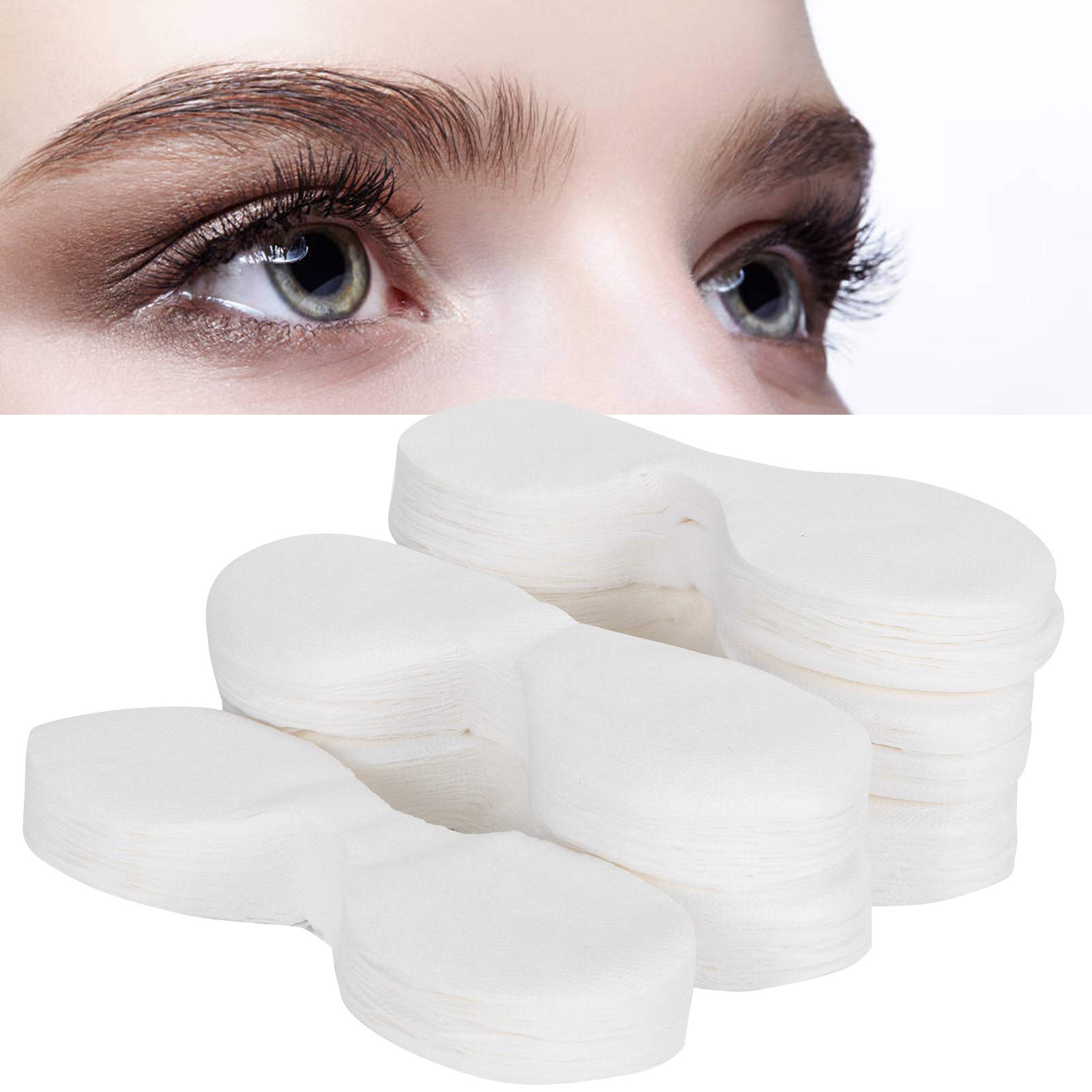 600pcs Disposable Cotton Eye Mask Paper Sheets for Beauty Salon, DIY Moisturizing Toner Lotion Facial Mask Paper