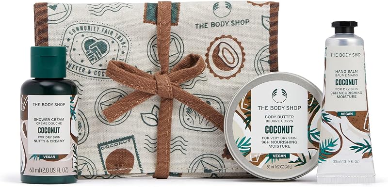 The Body Shop Creamy Dreamy Coconut 3 Piece Mini Gift Set