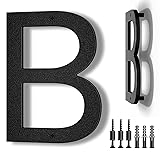 IVERRA 8 Inch Large Floating House Numbers, Black