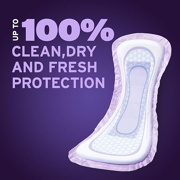 POISE OVERNIGHT INCONTINENCE & POSTPARTUM PADS FOR BLADDER LEAKS, 8 DROP EXTRA COVERAGE, 36 COUNT
