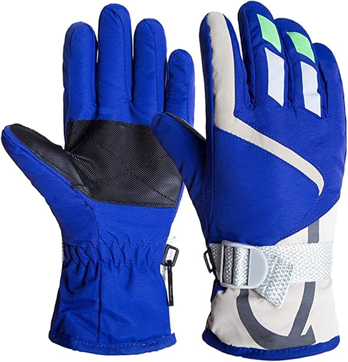 Guanti Bambino Neve Guanti Neve Bambini Unisex - Impermeabili Con Peluche, Dinosauri, Età 1-13 Anni Guanti Neve Bambino