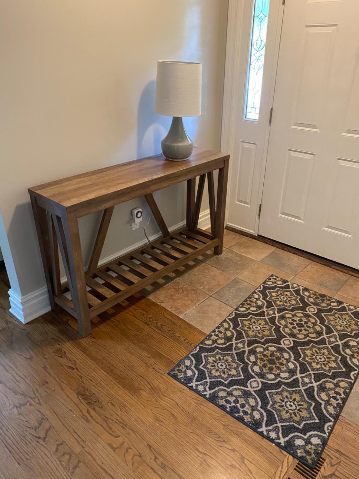 45/mo Finance Walker Edison Modern Farmhouse Accent Entryway Table Entry Table Living Room