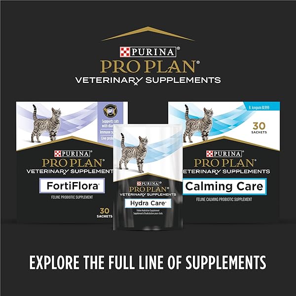 PURINA PRO PLAN VETERINARY SUPPLEMENTS FORTIFLORA CAT PROBIOTIC SUPPLEMENT FOR CATS WITH DIARRHEA – 30 CT. BOX