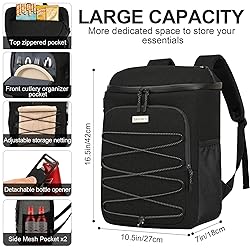 BAVGRED Cooler Backpack Insulated Leak Proof 30