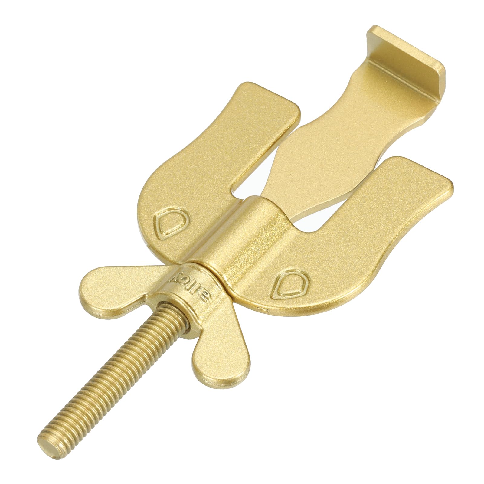 PATIKIL Portable Security Door Lock 3.78x1.7inch, 1 Pack Adjustable Hotel Door Lock Devices for Enhanced Safety Travel Hotel Home, Gold