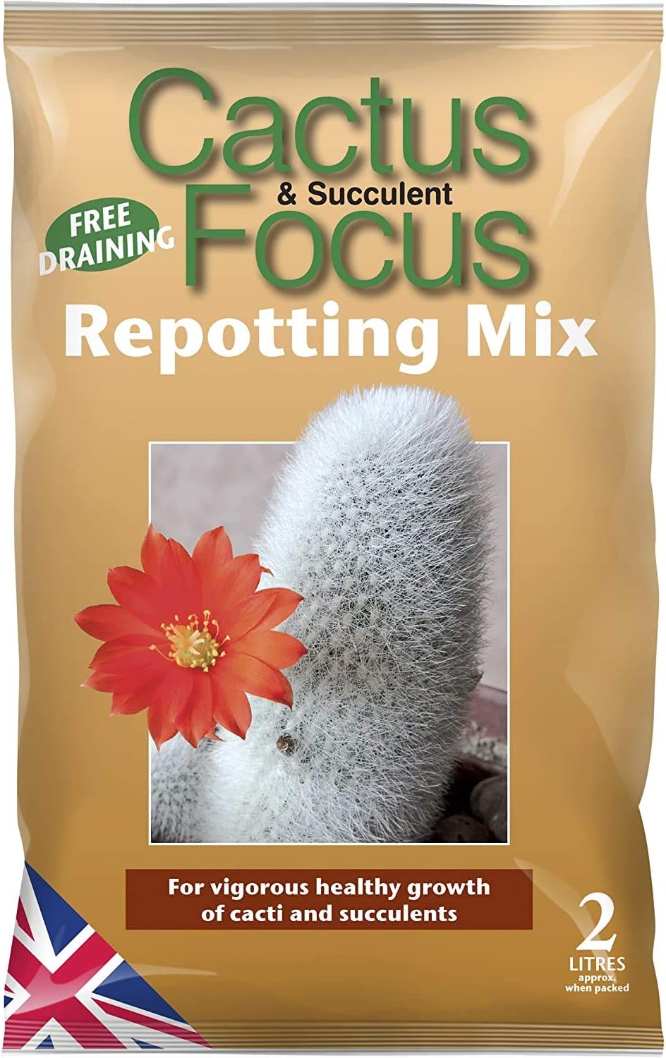 Online Garden Centre GT Cactus & Succulent Focus Repotting Mix Mix Compost 2 Litre (2)