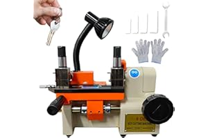 YLINKZORMA 110V Key Cutter Cutting Machine with LED Lighting, Automatic Key Cutter, High Precision Metal Slotting Machine for