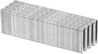 Sourcing Map 18 Gauge Narrow Crown Staples 1/4 x 1 in 2000Pcs Galvanized