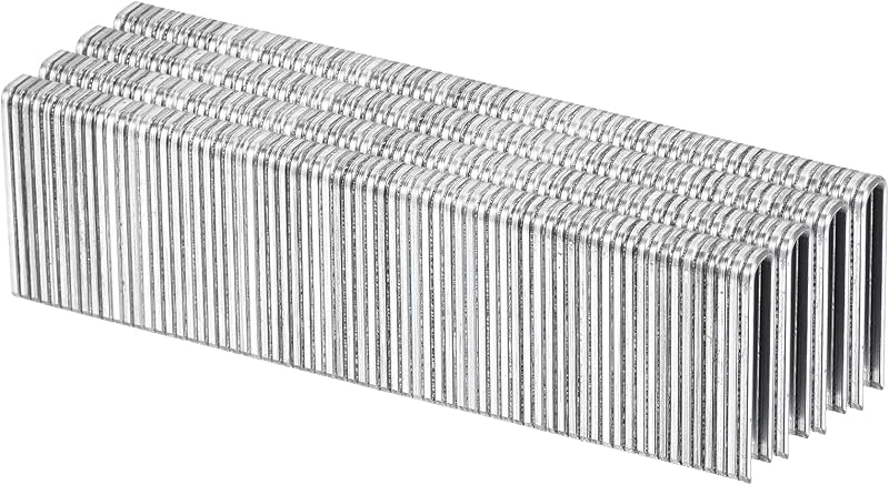 Sourcing Map 18 Gauge Narrow Crown Staples 1/4x1 900 Pcs Galvanized