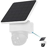 4W Solar Panel Compatible with eufy Security SoloCam S340,Replace The Original 2W Solar Panel,Keep Your eufy S340 Camera Continuously Powered,IP67 Weatherproof,(Only Solar Panel,Cameres Not Included)