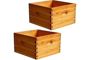 HiveSweet Beehive Deep Brood Box 10 Frame Langstroth Deep Brood Bee Hive Box Beekeeping Supplies