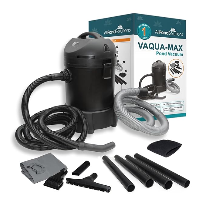 Pond Vacuum Cleaner VAQUAMAX Koi Fish Pond Vac Sludge