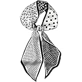 Hioyiwse Head Scarf Hair Neck Scarves For Women Purse Bag Scarfs For Handbags Silky Long Thin Satin Headscarf Fashion