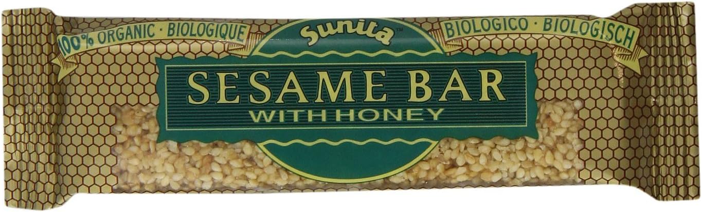 (12 PACK) - Sunita Sesame Honey Bar - Organic | 30 x 24g x | 12 PACK - SUPER SAVER - SAVE MONEY