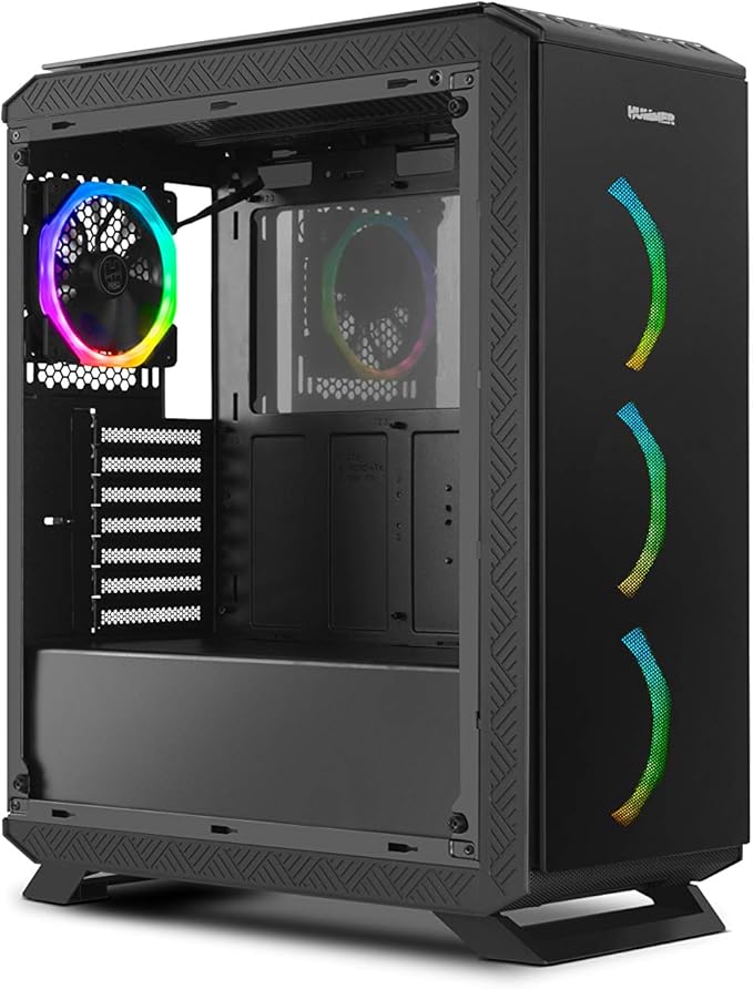 Nox Hummer TGF - NXHUMMERTGF - Caja PC, RGB, Color Negro: Nox: Amazon.es: Informática