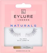 Eylure 3/4 Length No. 003 False Lashes Natural Lift Reusable Handmade view 1
