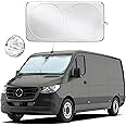 EcoNour Foldable Sunshade for Car Windshield | Dashboard Shield for Your Vehicle | Auto Window Shades for UV Rays and Sun Screen Protection | XXXX-Large (75 inches x 37 inches)