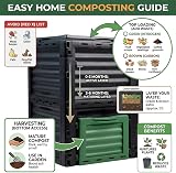Denny International 300L Outdoor Compost Bin Eco Friendly Garden Waste Converter view 2