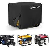 Porch Shield Generator Cover for 5000-10000W, 32 x 24 x 24 inch, Black | Heavy Duty 600D Poly, Fit Gas Inverter Generator, All Weather Protection