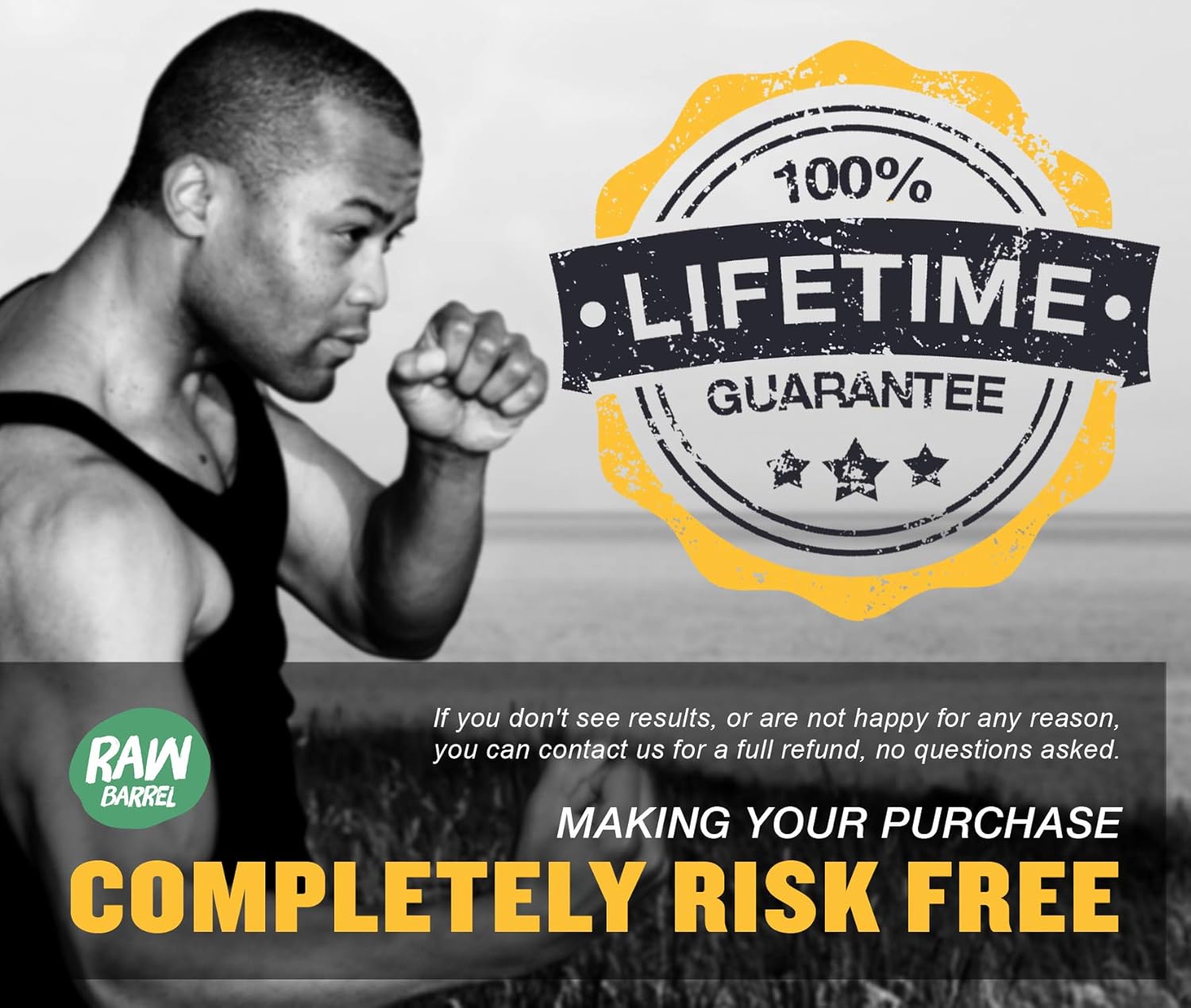 Raw Barrel's - Pure Magnesium Capsules - 500mg EXTRA STRONG Veggie Caps - SEE RESULTS OR YOUR MONEY BACK - 180 Pills, Unique Citrate & Oxide Formula - *FREE* digital guide: Health & Personal Care