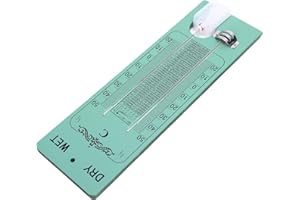 Xiuganpo High Precision Marine Wet and Dry Bulb Thermometer Hygrometer for Boat Psychrometer in Harsh Marine Conditions