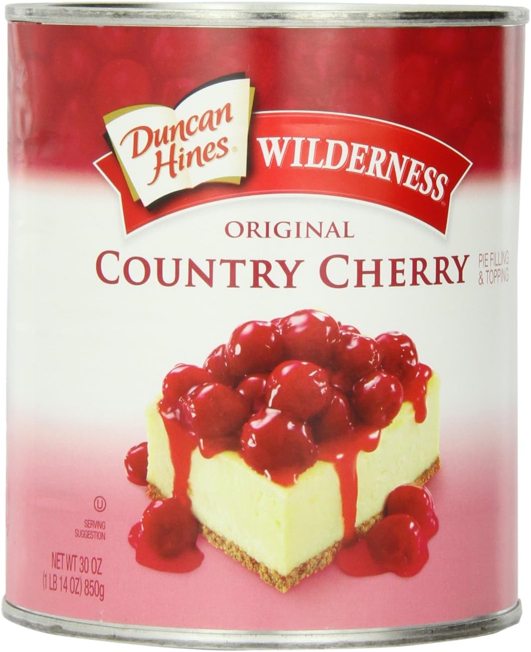 Wilderness Original Country Cherry Pie Filling and Topping, 30-Ounce (Pack of 4)